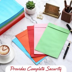 Fuutreo 500 Counts 5 Colors 6 X 9 Inch Envelopes Self Adhesive Security Catalog
