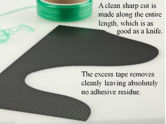 Knifeless Finish Line Vinyl Wrap Cutting Tape 50 Meter Roll (164 Ft) for Stripes