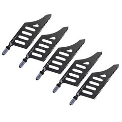 5x Flush Cutting Jigsaw Blade Irregular Curve Saw Blade with Handle for Wood US$