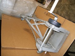 WILDCO ENVIRONMENTAL WINCH W/ COUNTER AND WEIGHT FOR GRABS TESTING 200 LB