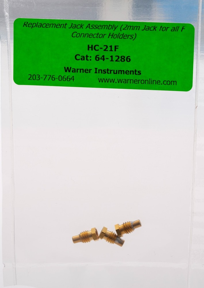 Warner Instruments HC-21F Replacement Jack Assembly 2mm jack for all F Holders