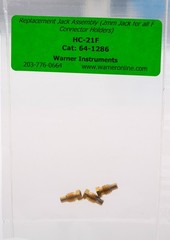 Warner Instruments HC-21F Replacement Jack Assembly 2mm jack for all F Holders
