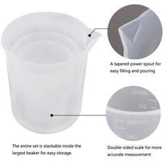 10/25/50/100/250/500ml Plastic Measuring Cylinder Lab Graduated Cylinder Chemist