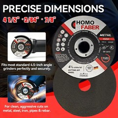 10 Pack – 4 1/2 Inch Cut Off Wheels for Metal (4.5″ Angle Grinder Cutting Disc)