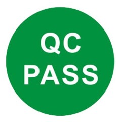 950 Green 0.4″ QC Passed Stickers Inventory Product Quality Control Pass Labels