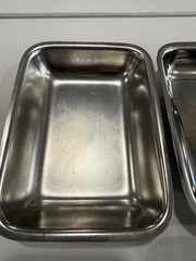 Polar Ware Stainless Steel 18-8 Steam Table Pans 1/9 Size USA Made Lot of 6