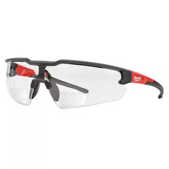 Clear +3.00 Bifocal Safety Glasses Magnified Anti-Scratch Lenses
