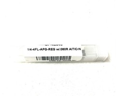 1/4″ 4FL Corner Radius End Mill .06R Solid Carbide AlTiCrN Carbide Plus CP-42343
