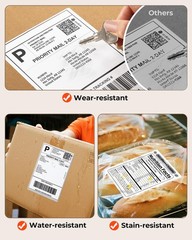MUNBYN 4″x6″ Direct Thermal Printer Label, Shipping Labels Compatible with Rollo