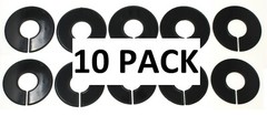Black Round Plastic Blank Rack Size Dividers – Multi-Pack