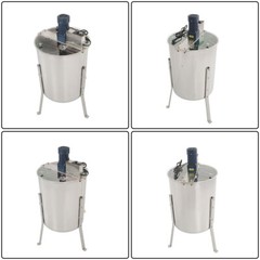 4/8 Frames Stainless Steel Electric Honey Extractor Beekeeping Equipment 140W