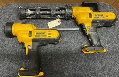 2 DEWALT DCE560B 20V Max Cordless Caulking Adhesive Gun’s ( Repair or Parts only