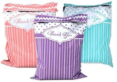 10 Designs! Ultimate Thank you Poly Mailers Collection, 10×13″ Combo, Self Seal