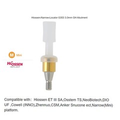 US Hiossen ET Overdenture Locator Abutment Compatible Mini/standard Implants