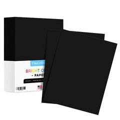 Eclipse Black Bright Color Paper, 24lb Bond (90GSM), 8.5 x 11, 500 Sheets
