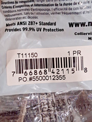 MCR Safety Triwear Safety Glasses QTY5 Scratch Resistant Universal Size T11150