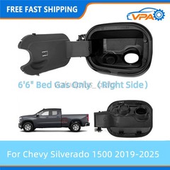 Fuel Tank Filler Pipe Housing with Cap Door Fit for Chevy Silverado 1500 2019-24