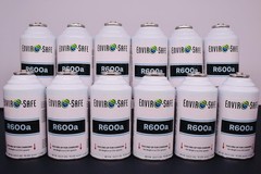ENVIRO-SAFE 12 Cans- R600a Refrigerant – 6oz,12 Cans Inverted Piercing Style Top