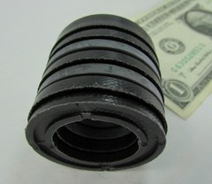 One 7-Piece Hydraulic Cylinder Rod V Seal Packing Set 25.37 x 41.27 x 35.05 MM