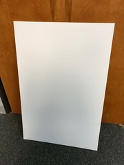 Corrugated Plastic Coroplast 36″ x 24″ 4mm White Board (50 Sheets)