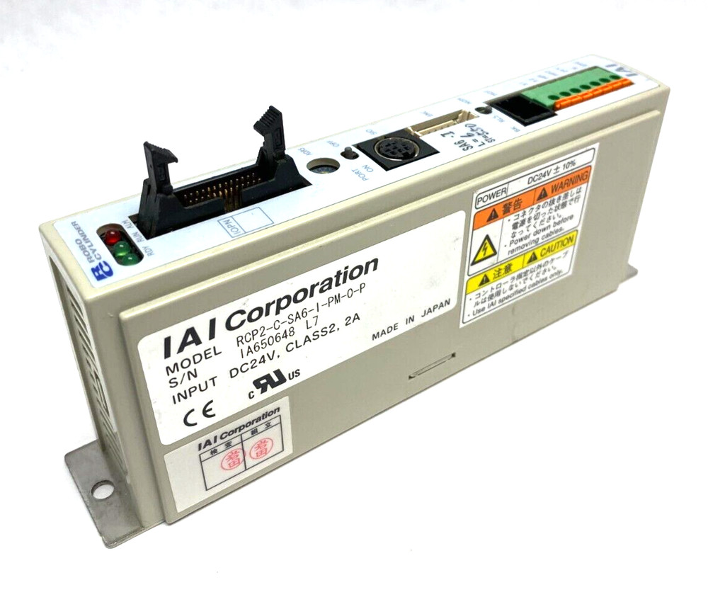 IAI Corp RCP2-C-SA6-I-PM-0-P Robo-Cylinder Linear Actuator Controller 24VDC