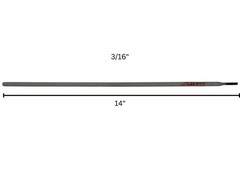 E7018 3/16″ 50 Lb Stick electrodes welding rod 10 lb x 5-pk 7018 3/16 x 14″