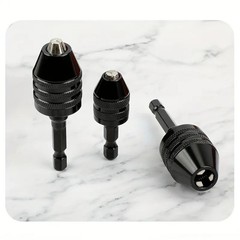 Mini ( 0.3mm to 3.6mm) Keyless Drill Chuck with 1/4″ Hex Shank Adapter – J016 US