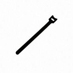 8 Inch Hook and Loop Reusable Strap Cable Cord Wire Ties 50 Pack Black