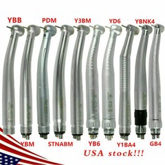 Dental High Speed Handpiece 2/4/6Holes E-generator LED /Fiber Optic /NoLED MD