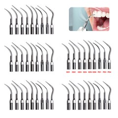 5 pc Dental Ultrasound Perio Scaler tips for DTE SATELEC handpiece GD1-GD6 PD3 4