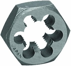 Hexagonal Hand-Powered Rethreading Die – ½-20 NF for Restoring Damaged Threads