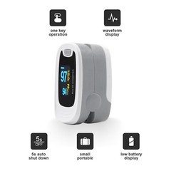 Fingertip Pulse Oximeter SPO2 Pulse Rate Heart Rate Monitor Blood Oxygen