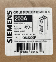 SIEMENS QN2200R 200 Amp 2 Pole 240 Volt Circuit Breaker