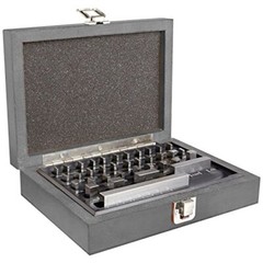36 PCS Precision Gage Block Set, AS-2 Accuracy, Fully Seasoned Alloy Tool Steel,