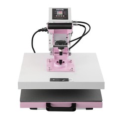 VEVOR Heat Press Machine 15×15 in Slide Out Heat Transfer Machine T-Shirts Pink