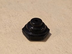 (5 pcs) APM HEXSEAL N-1030B, Half Toggle Switch Boot, 15/32-32NS (NOS)