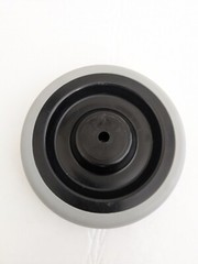 Set of 4 wheels | 5″ Diameter wheels for Shopping Cart | Nuts and Bolts included