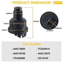 AUC15330 AUC15805 TCA26088 Ignition Switch Direct Replacement for John Deere