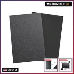 ABS Plastic Sheet 1/8 Inch Thick, 2 Pack 8″ x 12″ x 3mm Black Moldable Thermopla