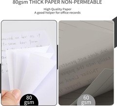 6 Pack 4×6 Blank Memo Note Pads 50 Sheets Small Scratch Pads for Writing