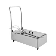 55L Stainless Fryer Oil Filter Cart Machine Commercial Oil Filtration System