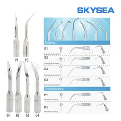 5Pcs Dental Ultrasonic Piezo Scaler Tip fit EMS Woodpecker/DTE SATELEC AZ