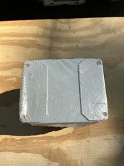 Hoffman E1PBX Rectangular Metal Enclosure Box, Gray Painted, Knockouts