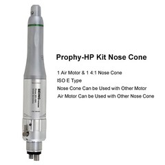 Dental Hygiene Prophy Handpiece Straight Nosecone 1:1 4:1 Low Speed Air Motor 4H