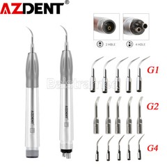 AZDENT Dental Ultrasonic Air Perio Scaler Handpiece Hygienist /Tips G1 G2 G4