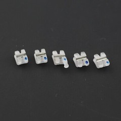 Orthodontic Roth 018/022 Metal Slot Ceramic Bracket 5-5 3M Clarity Aesthetic