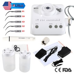 Portable Dental Ultrasonic Scaler W/ 2*Reservoir Handpiece For Cavitron EMS US