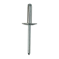 Large Flange Pop Rivets 3/16″ x 1/2″ Aluminum Body Steel Mandrel (6-8) Qty 50