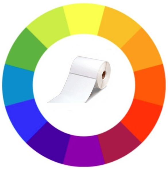 COLORED 20 rolls 4×6 Direct Thermal Labels Zebra Compatible, Perforated, 250/RL