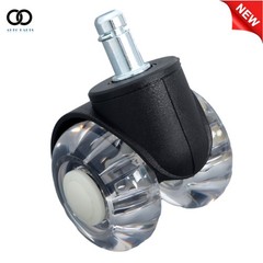 Set of 5 Office Chair Caster Rubber Swivel Wheels Replacement Heavy Duty 2 inch